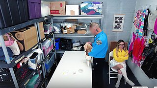 Sexy secretaries Aria & London indulge in a steamy office tryst