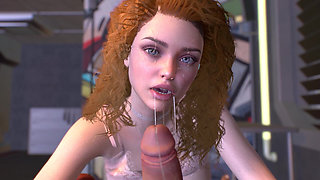 3D Closeup Handjob by a Cute Teen From: Thescenes