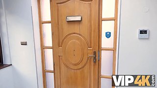 Christina Santes & Nicole Sweet get shaved and fucked hard in the bathroom