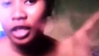 African Amateur's Striptease