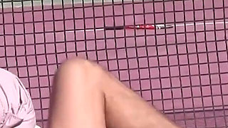 Horny Mixed Double Tennis Match