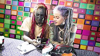 Indescribable Anuskatzz and Lily Lu - dreads action - Dirty Dreaz