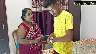 Desi Black Beauty Bhabhi fucking with 18yrs Boy! Bhabhi Sex