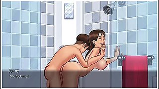 I Stayed Up Helping Her With Work One Touch Made My Heart Race (18+) With Car Toon