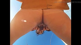 Hairy MILF Outdoor Doggy Style with Peeing Fetish - Farm Sex Compilation