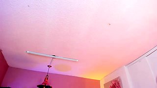 Cute Gamer Girl in Bikini Deepthroats Massive BBC Toy with Cum Play