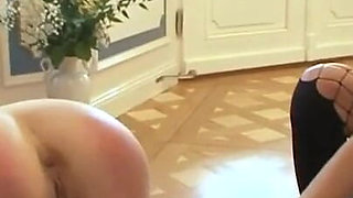 Humiliating whipping with fetish couple