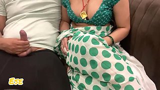 Horny Step Brother Fucks Indian Bhabhi From Behind - Homemade Pussy Action