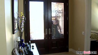 Gabriel D'Alessandro screws her TRANSSEXUAL wifey