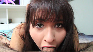 Latina From Party Sucks Juicy Cock