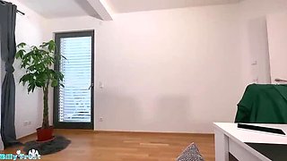 Amateur Nurse Gives Blowjob at Home in Lingerie POV