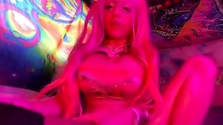 Amazing anal creampie during monster dildo fuck from kinky