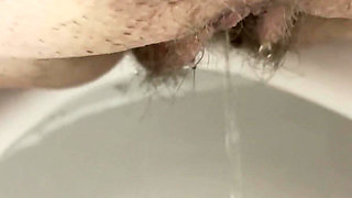 Peeing in the toilet and shower