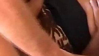 Sexy Black Girl with Perfect Feet Ass Fucked and Cum on Tits by Big Cock