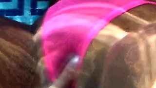 German Amateur Couple's Poolside Fun on Mallorca