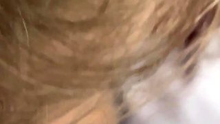 Bad Whore Gargles Sperm in Deep Passion