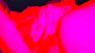 Chubby latina playing with pussy in her car