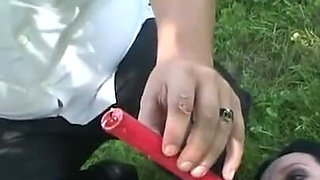 Humiliating candle dripping on ass