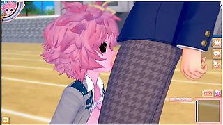 [hentai Game Koikatsu! ]have Sex With Big Tits My Hero Academia Mina Ashido.3dcg Erotic Anime Video