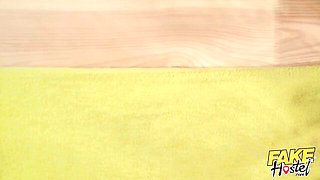 Lady Dee and Sofia Lee's babe sex by Fake Hostel