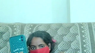 My Qute Wife Fucking with Big Dildo and Playing with Pusssy and Fingering Hard with Video Call His BF