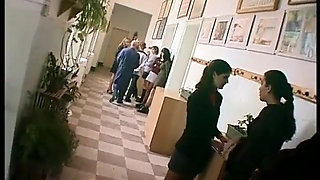 Blonde Student Legs up Fucked Hard by Teacher