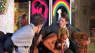 Blonde Babe Fingered and Fucked - Cum Dripping Tongue Tease