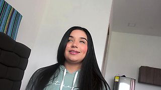 Hot BBW latina teen gagged and fucked