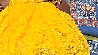 Indian Wife’s Secret Fantasy - Husband & His Cousin Together Inside He