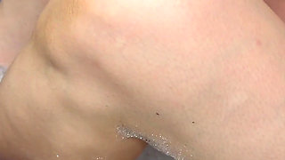 My Soft Soles Clean a Big Dick in the Bath
