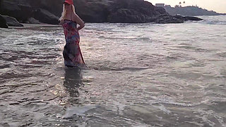 Mature Blonde Wife Enjoys Sex in Nylons