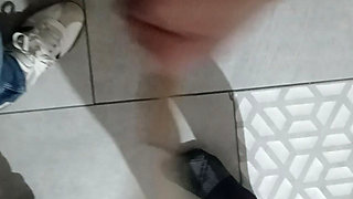 Cock and Balls Beat with Spatula Hard