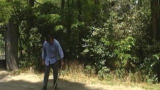 Attractive German Slut Gets Her Ass Drilled Outdoors