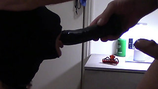 MILF Mouth-fucked with Ring Gag and Massive Throat Cumshot