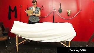 Precious Sara Jay's big tits dirt