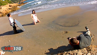 Sexy Video: Jessica Bitch Beach Shoot