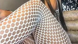 Ass licking for brunette in sexy lingerie