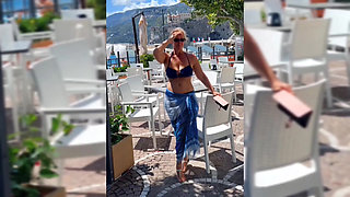 Amateur Blonde Mature Wife Enjoys Sex After Walk