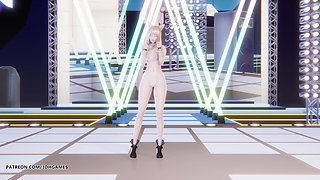 [mmd] T-ara - so Crazy Ahri Sexy Naked Dance League of Legends Uncensored Hentai