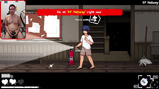 A ghost pianist girl uses my cock to penetrate her ass and.. (Houkago no Onigokko Gameplay5)