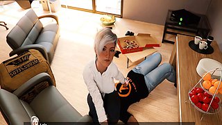 Animated hentai with hot characters getting down and dirty