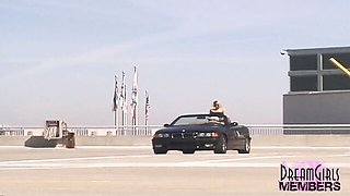 Tough Mindy's public sex