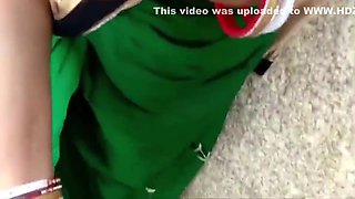 Indian Aunty In Green Saree Sex Outdoors