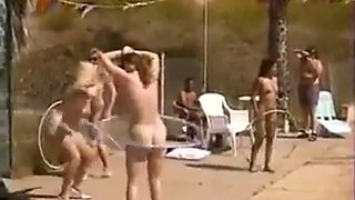CMNF Vintage Classic Nude Pool Party