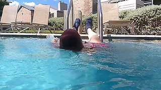 Handsome Harry and Sex Big Beauty Nurse Vicki Do Some Under Water Exercises!