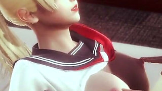 Japanese College Girl Gets Pounded Hard and Filled in Her Uniform