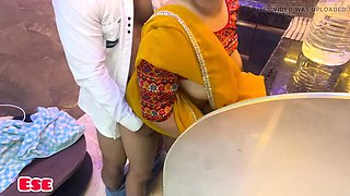 Indian Maid Big Natural Tits Doggy Style Homemade Sex with Sammy Sins