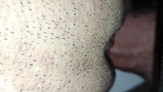 Pissing inside a petite teen's pussy and cumshot