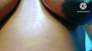 Desi MILF Get Ready for Party and Wearing Saree with Sleeveless Blouse