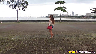 Thick booty pinay rides cock In a motel